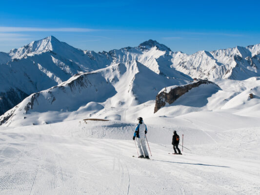 Österreich Ischgl Skifahren