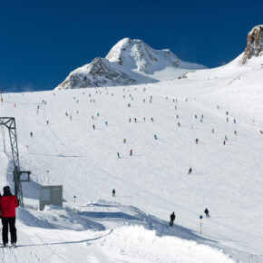 Österreich Sölden Skifahren