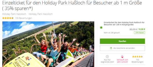 Kostet Ein 14 Mon Altes Kind Eintritt Im Holiday Park www.urlaubstracker.de