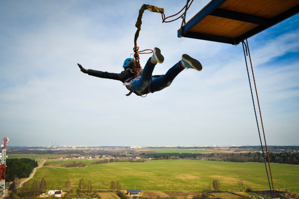 Bungee Jump Ausblick