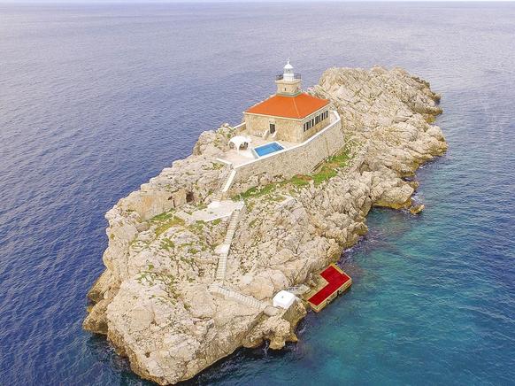 Allein, allein: 7 Tage in Kroatien auf eigener Insel mit Leuchtturm