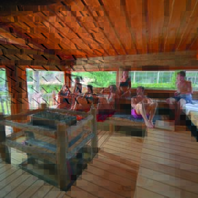AquaMagis Baumhaus Sauna
