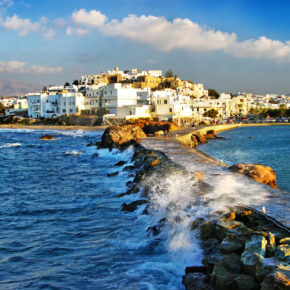 Greichenland Naxos Stadt