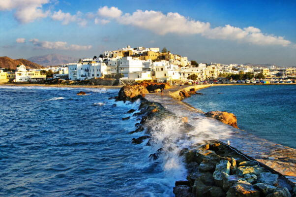 Greichenland Naxos Stadt