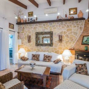 Ferienvilla Muro Wohnzimmer