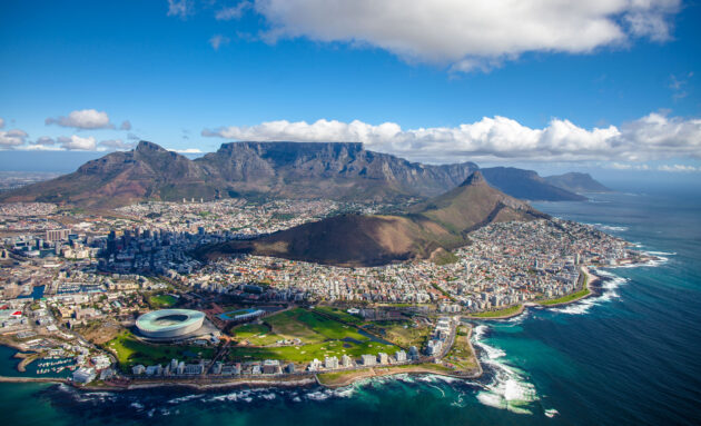 Afrika Kapstadt von oben
