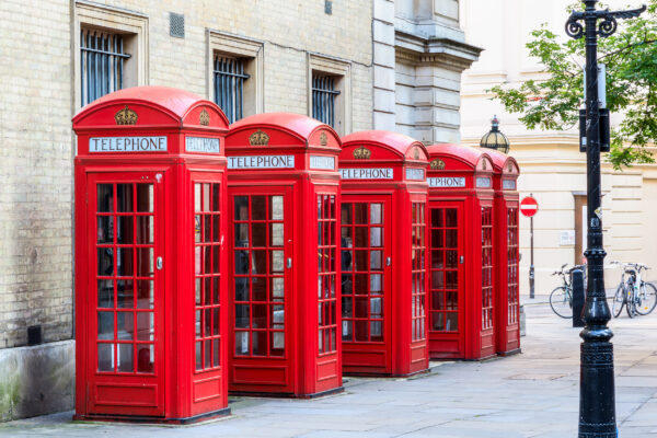 England London Telefonzellen