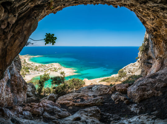 Griechenland Kreta Höhle