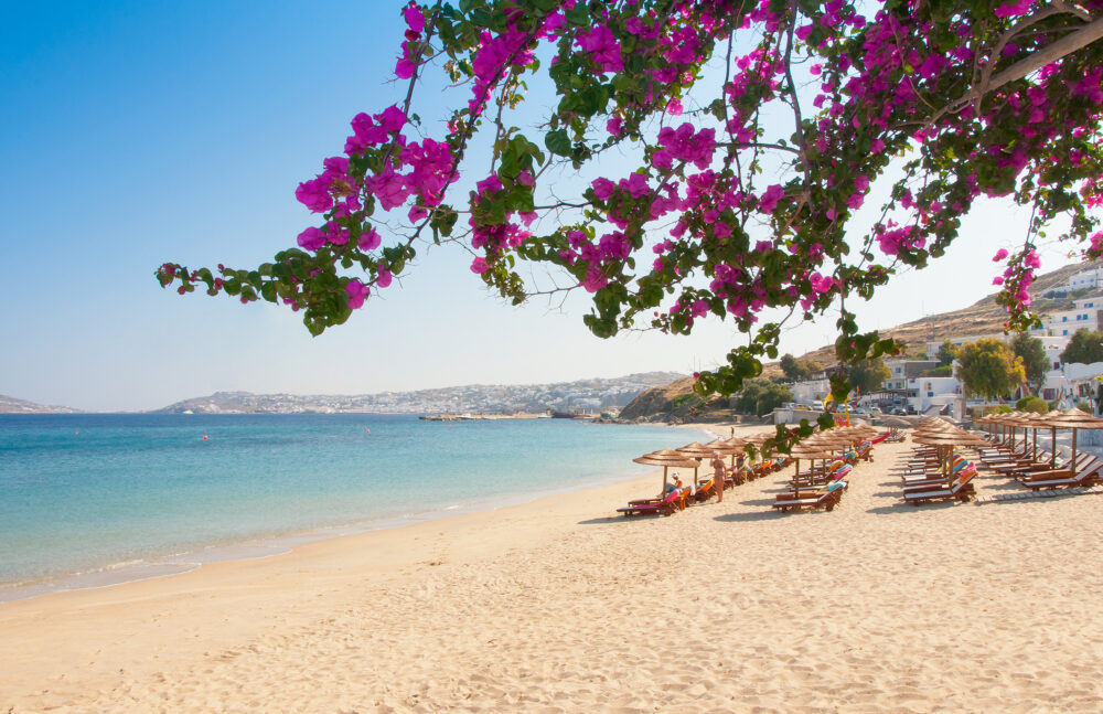 Griechenland Mykonos Strand