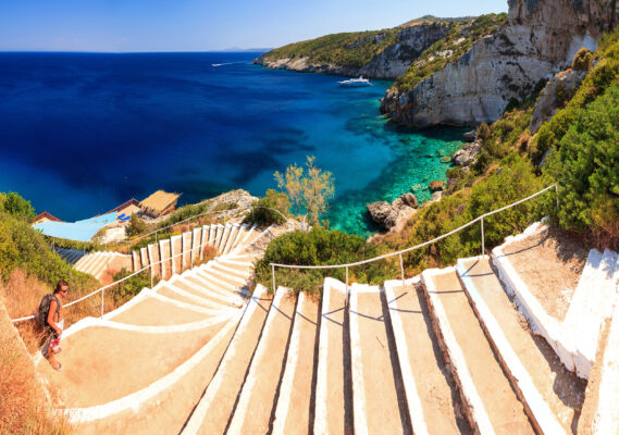 Griechenland Zakynthos Treppen