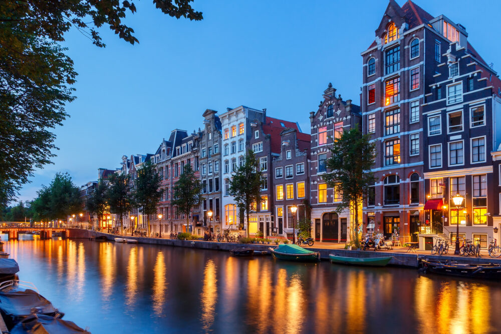 Holland Amsterdam Abend