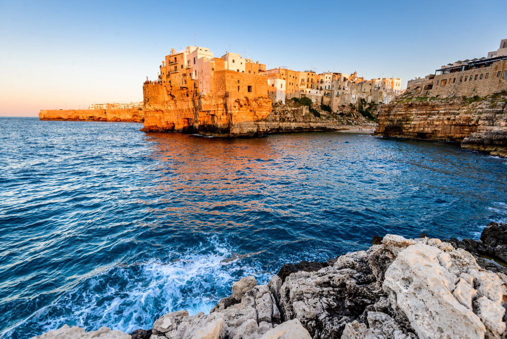 Italien Apulien Sonnenuntergang