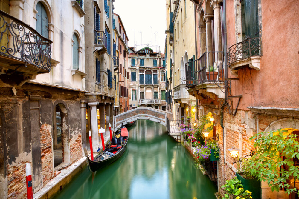 Italien Venedig Gondel