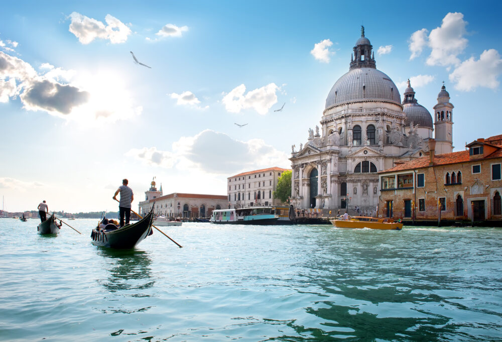 Italien Venedig Grand Canal Gondel