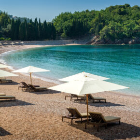 Montenegro Sveti Stefan Strand