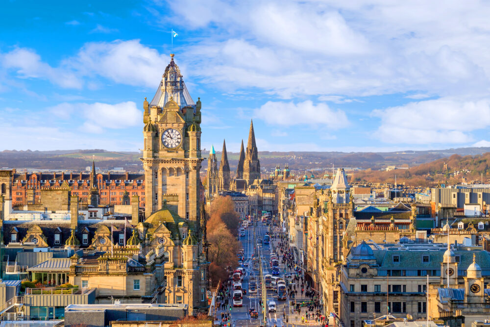 Schottland Edinburgh Altstadt