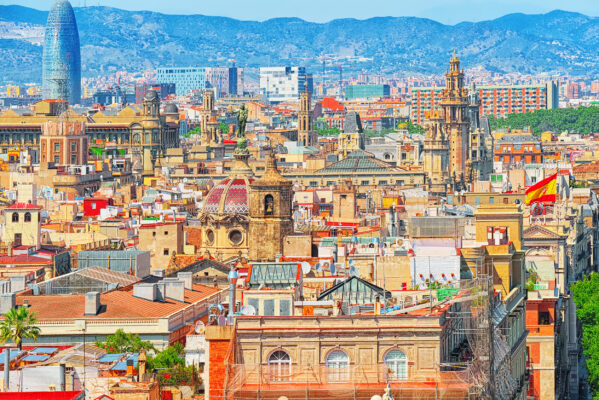 Spanien Barcelona Ausblick