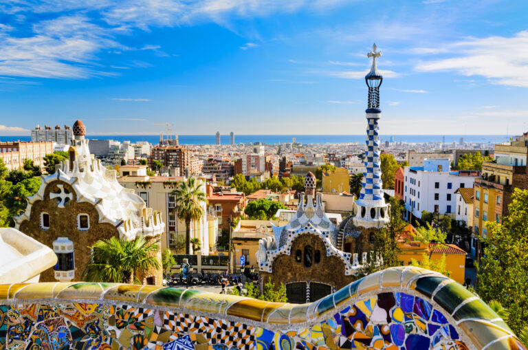 Spanien Barcelona Park Guell