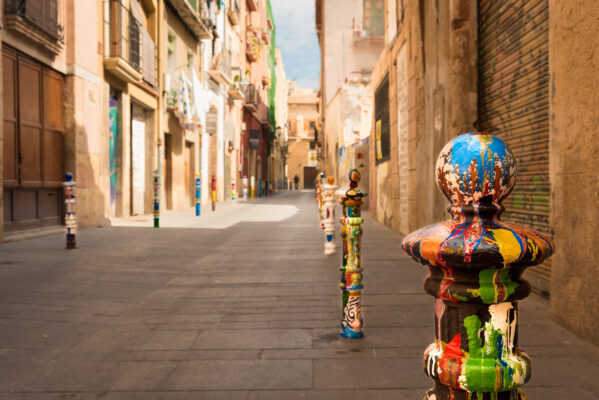 Spanien Terragona Strasse