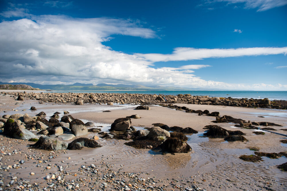 Großbritannien Nordwales Criccieth Beach