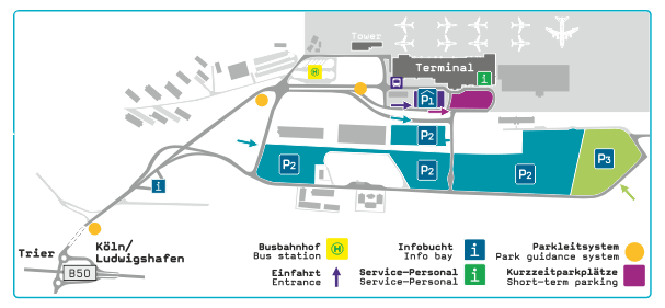 Frankfurt Hahn Flughafen Parkplatz