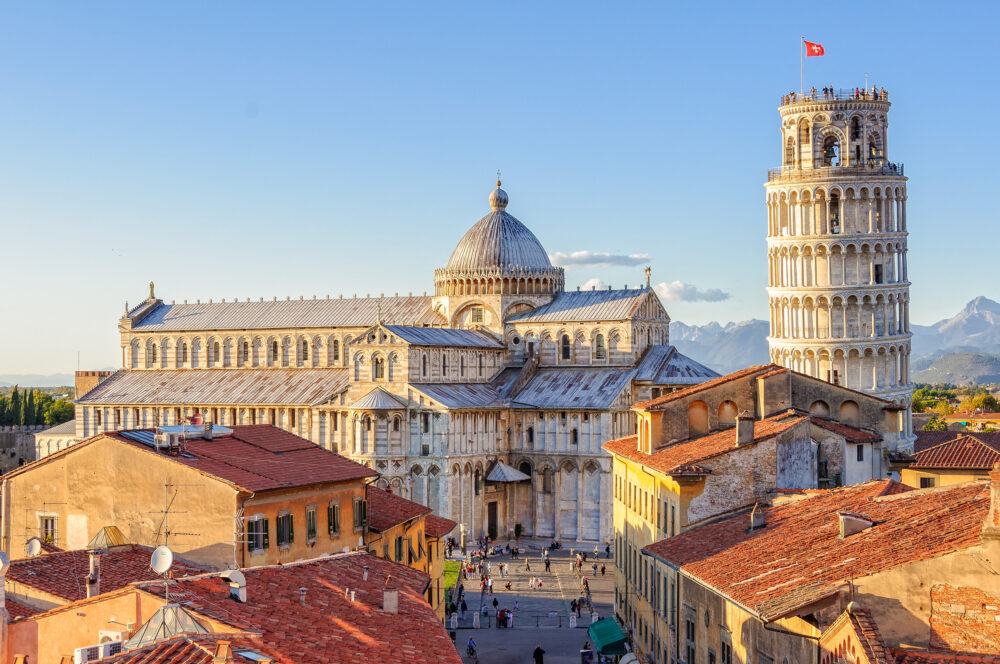 Italien Pisa Kathedrale Turm