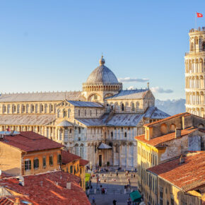 Italien Pisa Kathedrale Turm