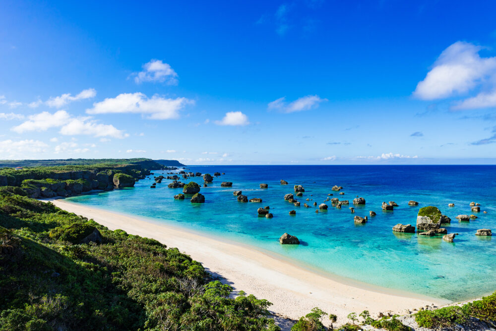 Japan Okinawa Küste