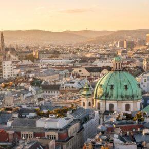 Wien Panorama Sunset