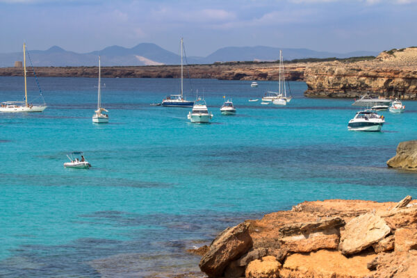 Spanien Balearen Formentera Boote