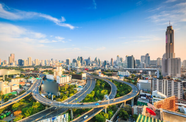 Thailand Bangkok Stadtbild Straßen