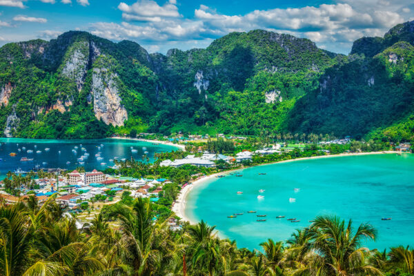 Thailand Krabi Ausblick Strand