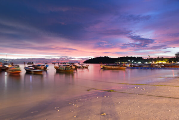 Thailand Pattaya Sonnenuntergang