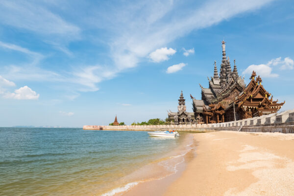 Thailand Pattaya Tempel Strand