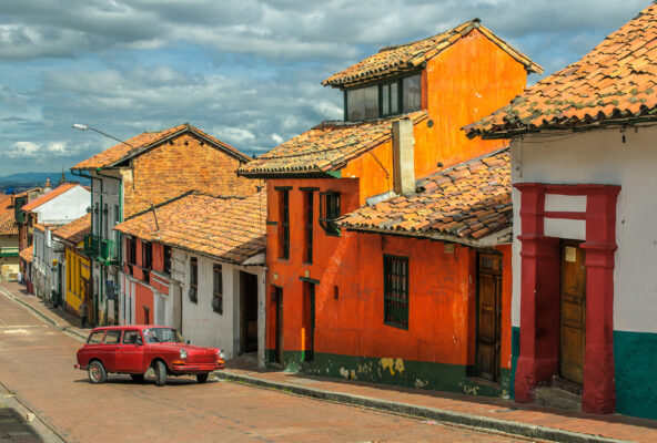 Kolumbien Bogota Straße