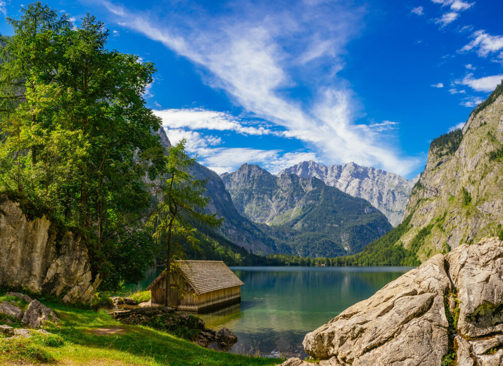 Deutschland Königssee Berge