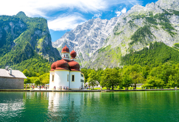 Deutschland Königssee Kapelle