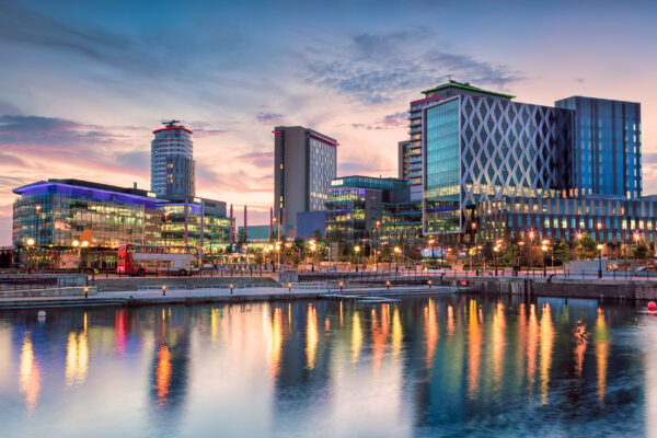 England Manchester Skyline