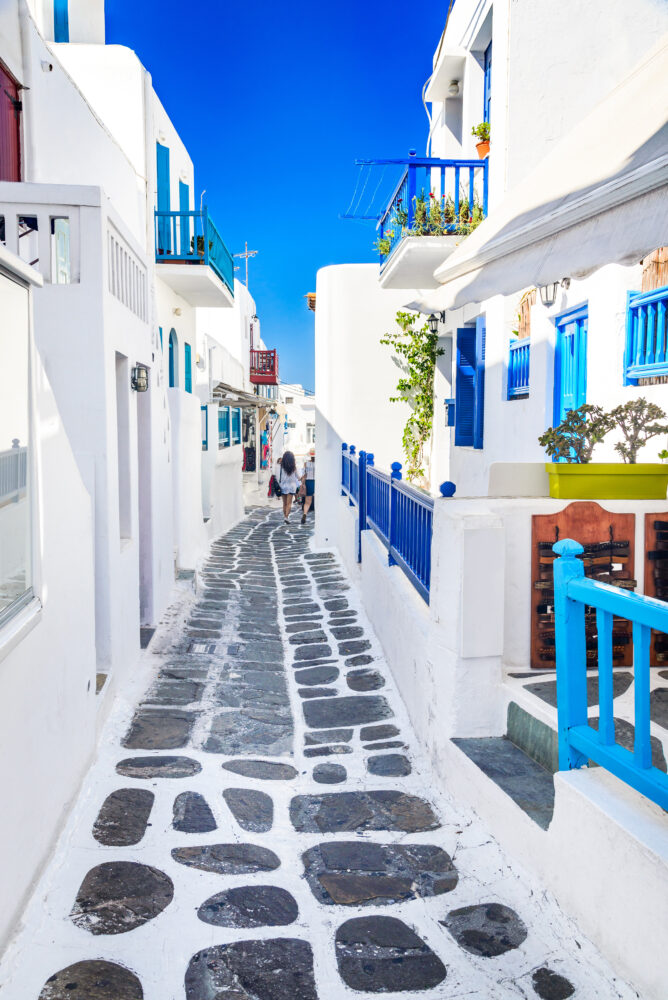 Griechenland Mykonos Gasse