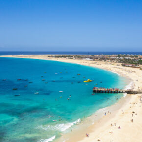 Kap Verden Santa Maria Strand