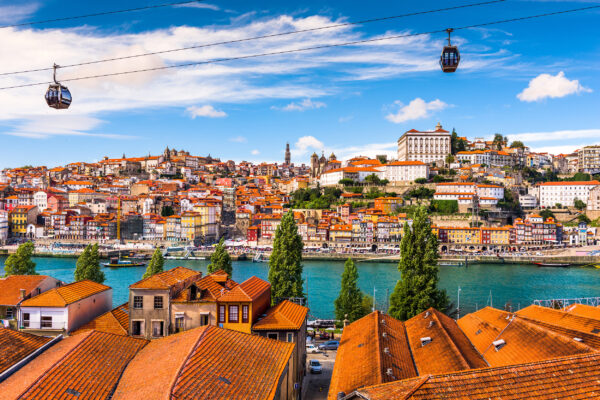 Portugal Porto Altstadt Dächer