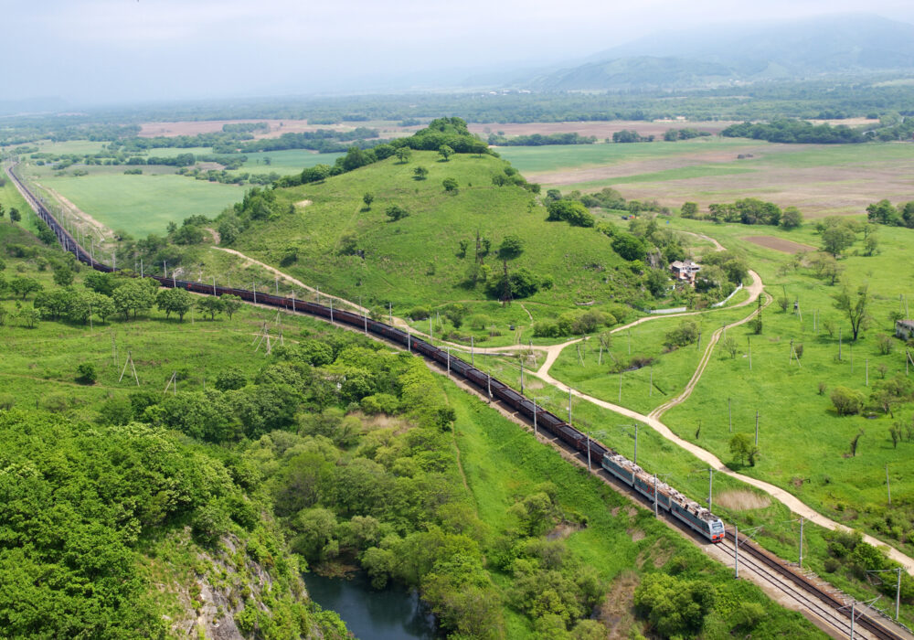 Russland Transsibirische EIsenbahn