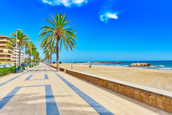 Spanien Barcelona Strand Promenade