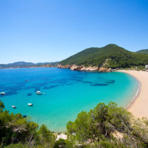 Spanien Ibiza San Vicente Strand