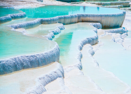 Türkei Pamukkale Blaue Pools