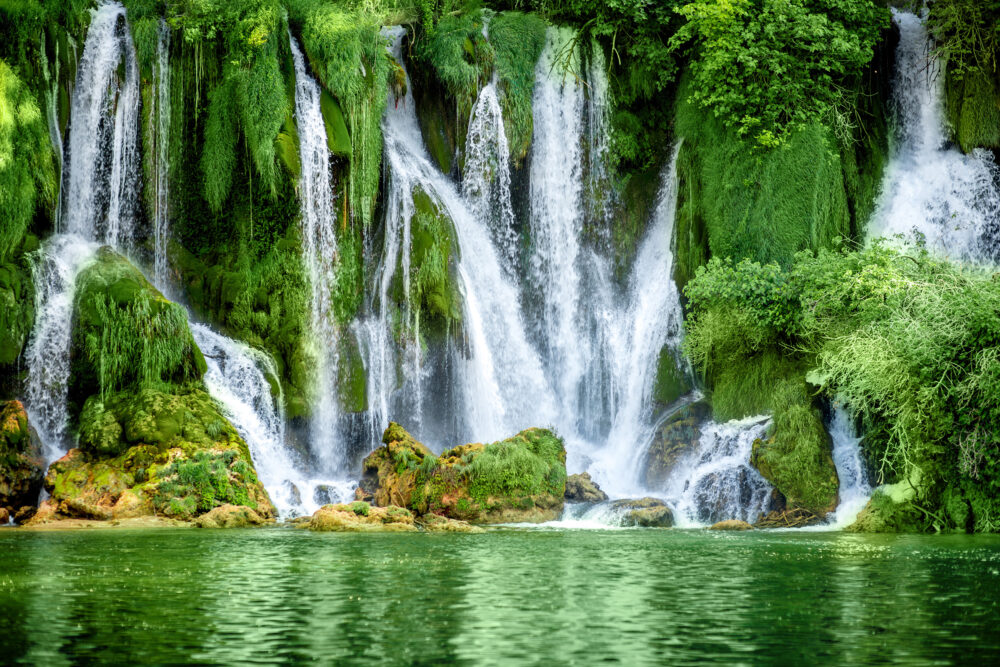 Bosnia Herzegovina Kravica Wasserfall