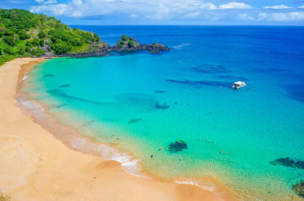 Brasilien gelber Strand