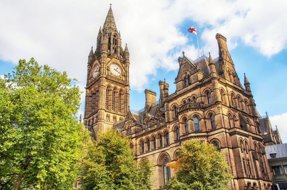 England Manchester Town Hall