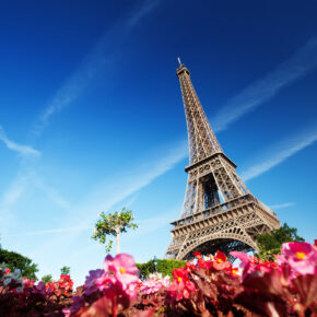 Frankreich Paris Eiffelturm Frühling