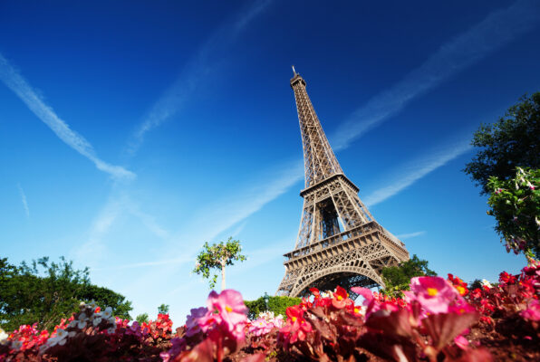 Frankreich Paris Eiffelturm Frühling